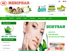 Tablet Screenshot of mebiphar.com